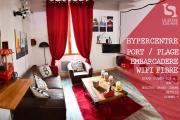 LAparté H24,Cosy,Port,Plage,Wifi,Netflix