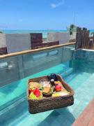 CASA COM 2 ÁREAS DE LAZER - ROOFTOP VISTA MAR - MOBILIADA - 100m DA PRAIA - ROTA DOS MILAGRES