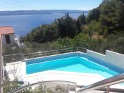 Apartman Traper with sea view and private pool