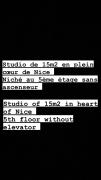 Studio plein coeur de Nice 24 24H 7 7J
