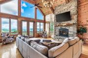 Game Rooms and Views Spacious Mtn Cabin in Murphy!