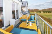 FLEESENTRAUM Seeadler Grand Maisonette - Für Golfer und Familien - Sauna Kamin Balkon Nintendo - Hunde willkommen!