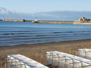 Studio agréable face mer avec balcon à 50m plage - FR-1-92-623