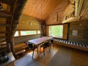 Loma-asunto tunturimaisemassa