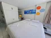 Lindo Estúdio vista mar com cama king