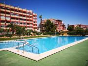 Studio with terrace and pool