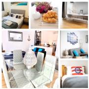 Seaview, Luxury apartment, 2 min walk to Porth Beach