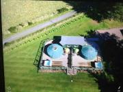 Green Yurt with Hot Tub - Sleeps 3 Parking & WiFi Green Yurt with Hot Tub - Sleeps 3 Parking & WiFi