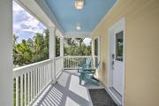 Modern Waveland Home with Deck, Walk to Beach!