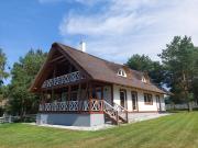 Greyówka dom kryty strzechą w Gardna Park