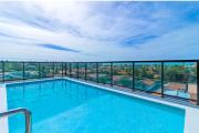 Lindo Flat, Piscina com VISTA PARA O MAR!