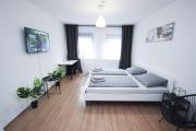ALFA Stuttgart City 4ZW Beste City Lage Berliner Platz max 8 Personen Netflix Küche WM l 4BR 7 Beds 8 people l Fully equipped Kitchen & Bathroom
