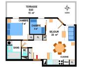 Spacieux appart 6 pers au pied des pistes avec terrasse et parking - FR-1-508-2