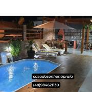 Casa na Praia do Sonho com Piscina e Jardim.