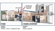 MAISON FRANCOIS Paris - Two rooms apartment & - OR Studio - Linkable together