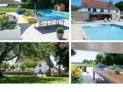 Hall Farmhouse.. dog friendly, large outdoor pool, BBQ and fire pit