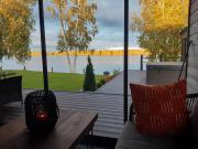 Villa by the river with beach sauna and jacuzzi