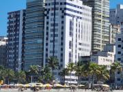 Apartamento Kit Ocian na Praia Grande Frente Mar