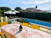 Villa 130m2, near St-Tropez, direct beach access