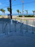 Apartamento Praia Grande, Pé na areia, vista ao mar, próximo a feira de artesanato caiçara.