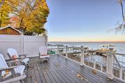 Lakefront Romulus Retreat with Private Dock!