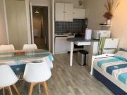 Fort-Mahon-Plage: Studio balcon, équipements complets, parking privé - FR-1-482-12