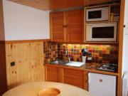 Les Saisies - Studio cabine 4 pers. balcon sud, vue pistes - FR-1-293-151