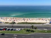 Apart hotel em frente à praia da Barra da Tijuca, vista total para o mar