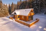 Oskarówka domek w górach na odludziu z jacuzzi i sauną - kominek i Netflix