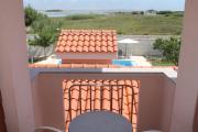 Holiday apartment in Privlaka with sea view, balcony, air conditioning, WiFi 3598-3