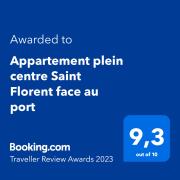 Appartement plein centre Saint Florent face au port Appartement plein centre Saint Florent face au port