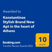 Konstantinos Stylish Brand New Apt in the heart of Athens