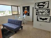 R1 Apartamento con vista a la playa, la mejor zona de la ciudad, genial para trabajar o estar con la familia