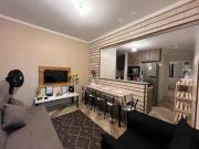 Apartamento Aconchego Frente Mar - Vila Guilhermina Praia Grande SP - Cozinha Completa - Climatizador de Ar - TV a Cabo - Wi-Fi