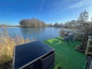 Lakeside Retreat 1 with hot tub, private fishing peg situated at Tattershall Lakes Country Park