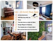 Sweet Nina Jazz Appartement pour 5 voyageurs, situé à la Place de la République, avec parking et lit queen size