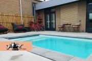 Paradise Amsterdam bungalow of 80 m2 with private pool - inclusive, parking, use of bikes, tourist tax and much more
