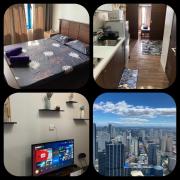 Makati amazing view Penthouse studio, Air Residence, fast internet