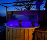Relaxing cottage bain nordique
