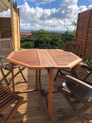 Charmant studio neuf tout équipé terrasse vue imprenable, parking facile gratuit