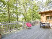 Belle villa en bois 6 personnes avec terrasse et Wi-Fi à Biscarrosse - FR-1-521-71