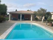 Prignac en médoc-maison-6 pers-3ch-piscine chauffée