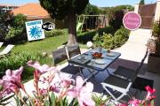 Bas de villa jardin plein sud proche mer clim-Wifi