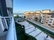 Apto vista mar e pé na areia no Beach Way a 300m do Beach Park