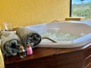 Relaxe na Jacuzzi c sais de banho á 300m da Praia