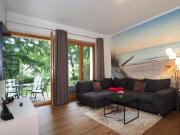 Kaiservillen Heringsdorf - 2-Raum-Ferienwohnung mit 1 Schlafzimmer und Terrasse DG22