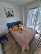 Vaivorykštės 7D apartamentai su baseinu vasaros metu
