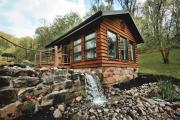 Lake with Dock and Hot Tub Hocking Hills Cabin