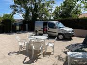 Maison de type chalet piscine collective hume