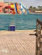 فيلا مكيفة بجاردن ورووف بالنجيل الصناعى وبرجولا